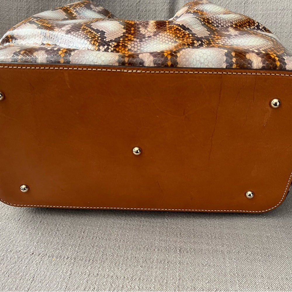 Dooney & Bourke Leather Flynn Tote - Picture 5 of 11
